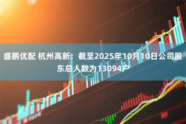 盛鹏优配 杭州高新：截至2025年10月10日公司股东总人数为13094户