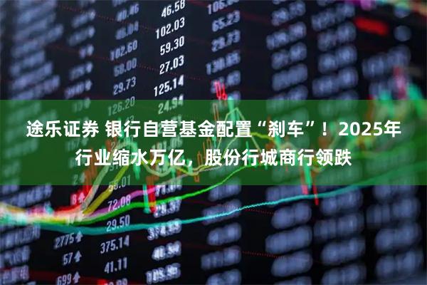 途乐证券 银行自营基金配置“刹车”！2025年行业缩水万亿，股份行城商行领跌